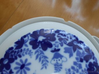 RETRO polévková mísa pr.22cm JOSEFÍNA - Loučky - má oťuky - 4