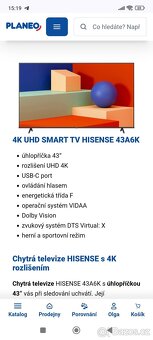 Televize Hisense 43A6K - 4