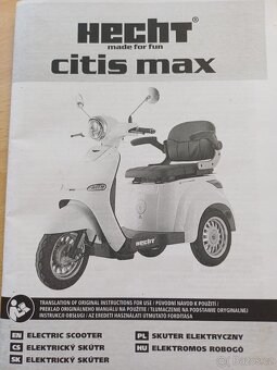 Tříkolka Hecht citis max v záruce - 4