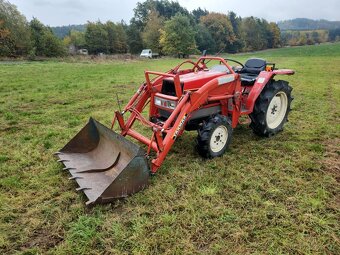 JAPONSKÝ MALOTRAKTOR YANMAR F235D+ČELNÍ NAKLADAČ - 4