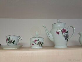 Starší nepoužívaný keramický čajový servis - 4