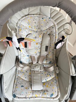 Kinderkraft Lastree 2w1 - jídelní židlička, lehátko - 4