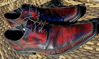 Celokožené  polobotky  CONHPOL vel. 42 - 4