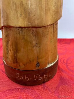 Stará,dřevěná,náboženská socha,Panna Marie - 4