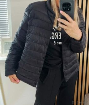 Dámská prošívaná péřová bunda H&M - 4