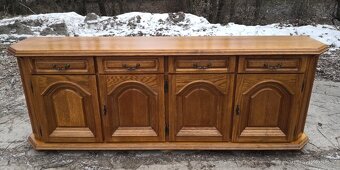 REZERVACE-Rustikální masivní komoda - 4