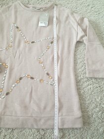 Delší mikina s hvězdou 122 - 4