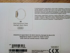 Apple 7 Gold 32GB + hodinky Apple watch se 40mm - 4