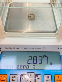 Zlaty damsky prsten Diamanty Vaha 2,837 g - 4