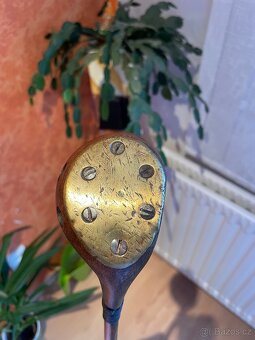 Hickory hůl Brassie(spoon) - signováno J.H. Oke (cca. 1910) - 4
