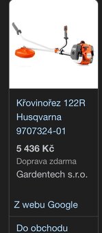 Křovinořez husqvarna 122r top stav - 4