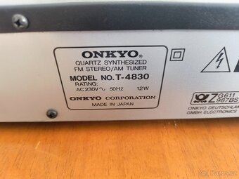 Prodám FM-AM tuner Onkyo T-4830 - 4