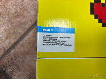 Tonery Canon CRG-055H Bk+CMY - sada 4 barev - 4