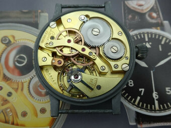 Pozorovací hodinky LACO FL2383 z roku 194345 - vojenské hodi - 4