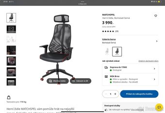 Kancelářská židle Ikea Matchspell - 4
