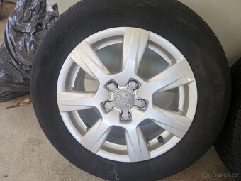 Alu Audi 7,5x16 ET 45 + pneu letní Pirelli 225/55/16 5-6 mm - 4