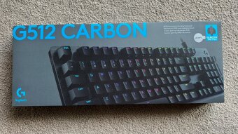Logitech G512 Carbon BROWN spínače - 4