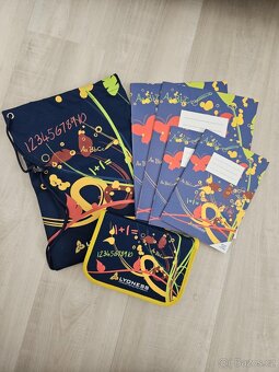 Nová školní aktovka - set s penálem a sešity - 4