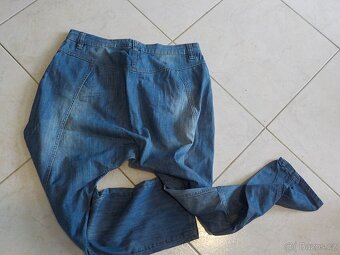 Rainbow džiny haremky baggy vel 40 pas 84+elastan - 4