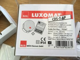 NOVÝ Soumrakový spínač Luxomat CDS-T-AP B.E.G. IP54 - 4