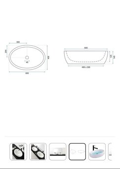 Umyvadlo na desku - 4