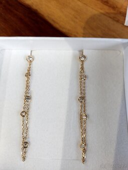 Zlaté náušnice 14k 2g 585/1000 - 4