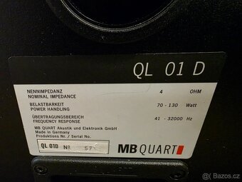 Reproduktory MB QUART QL 01 D - 4