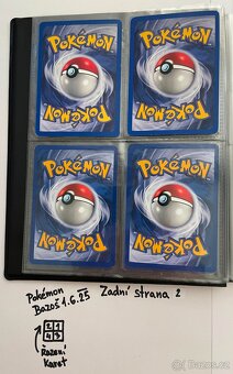 Kusové Pokémon VINTAGE karty (KARTY STARÉ PŘES 25LET)(1) - 4
