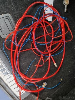 Subofer,zesilovač,radio,kable - 4