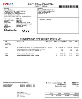 Apple Mac Studio (M2 Max) – TOP STAV, záruka do 03/2026 - 4