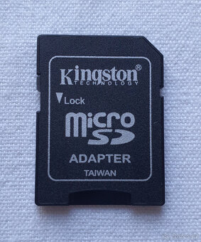 Paměťová karta Kingston MicroSD HC I 16 GB + adaptér - 4