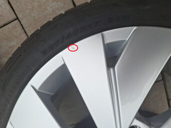 VW sada 4x alu kola 7,5Jx17 H2 + letní pneu Nexen 225/45 R17 - 4