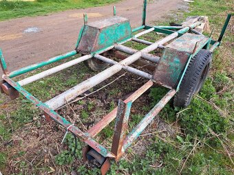 Přívěs, kára za traktor, s pevnou nápravou - 4