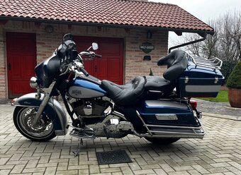Harley - Davidson, modrá Electra Glide Classic 88´ inch. - 4