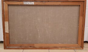 Obraz olej na plátně Vladimíra Stratilová signováno , " Luž - 4