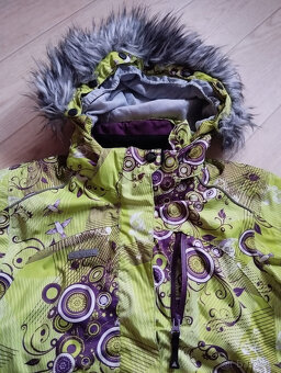 Zelenofialová zimní bunda vel.152/10-12let ICEPEAK - 4