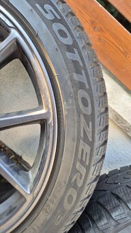 ALU Tesla 18", zimní pneu a Pirelli 5-6mm. 235/45r18 - 4