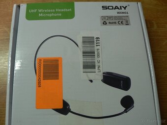 Bezdrátový náhlavní mikrofon-Soaiy - 4
