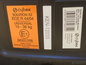 Autosedačka Cybex X2 15-36kg - 4