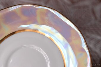 Sada dvou keramických hrnků s podšálky - 4