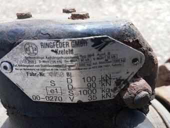 Tažné zařízení ringfeder 3 kusy - 4