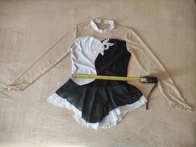 Krasobruslařské šaty dívčí, 140 cm, 10 let - 4