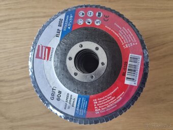 50x lamelový brusný kotouč 115x22mm - hrubost 60 - 4