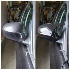 Kryty zrcátek na BMW 1 a 3 - E90 - E93 a E82 / E87 - č. lesk - 4