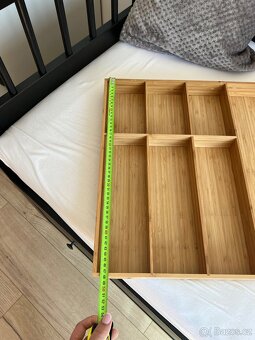 Organizér na příbory / Bambusový příborník IKEA - 4