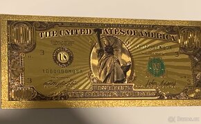 zlacená bankovka 1 000 000,- USD - 4