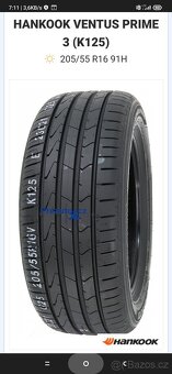 Letní gumy s elektronama 205/55 R16 - 4