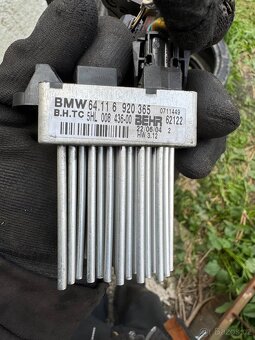 BMW E46 ježek topení, předřadny odpor, regulátor topení - 4