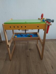 Dřevěný stolek Ball auto velké auto - 4