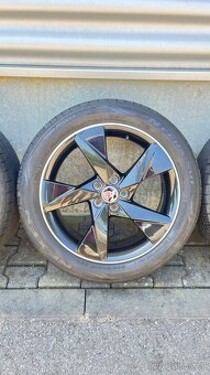 Alu kola 5x100 R17 Letni pneu 205/50/17 - 4